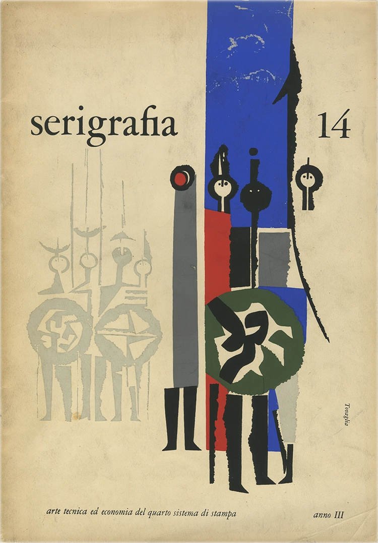 Serigrafia n.14 – Febbraio 1959, Arte, tecnica ed economia del quarto sistema di stampa.