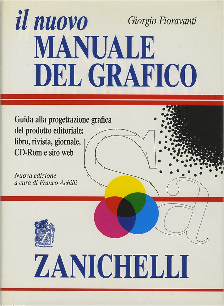 Il nuovo manuale del grafico, Guida alla progettazione grafica del prodotto editoriale: libro, rivista, giornale, CD-Rom e sito web, Giorgio Fioravanti, A cura di Franco Achilli, 2002, Zanichelli.