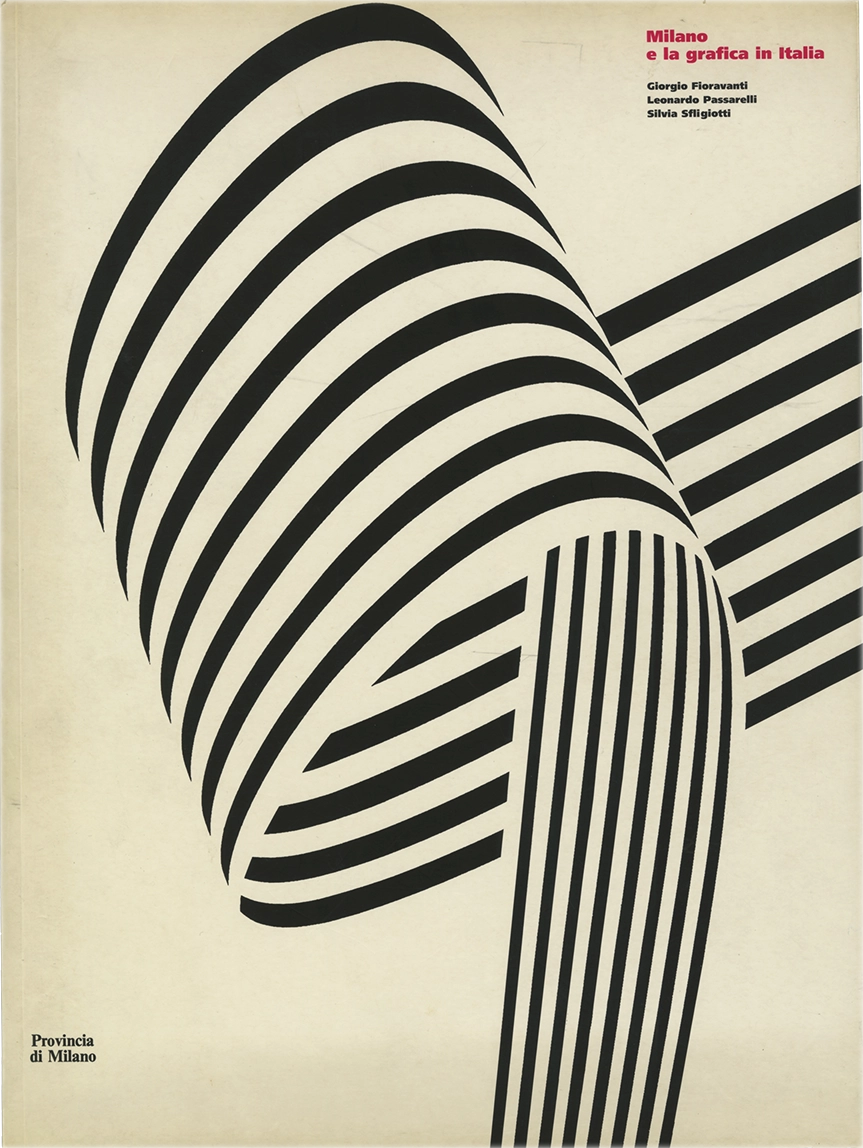 Milano e la grafica in Italia, libro che ricostruisce la storia della grafica italiana, prima edizione, di G. Fioravanti, L. Passarelli, S. Sfligiotti per Leonardo Arte. Il libro è stato pubblicato nel 1997. Volume di carattere storico-critico che analizza il ruolo centrale di Milano nello sviluppo della grafica italiana del Novecento. Attraverso una ricostruzione documentata e tematicamente articolata, il libro esamina i principali protagonisti, movimenti e istituzioni che hanno contribuito alla definizione del linguaggio visivo moderno in ambito editoriale, pubblicitario e culturale.