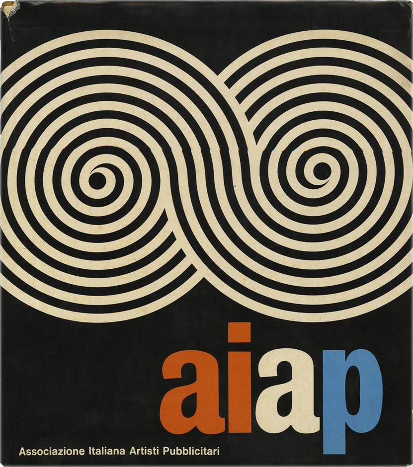 Aiap, Rassegna di lavori grafici degli iscritti all'Associazione Italiana Artisti Pubblicitari, F. Mosca; F. Grignani; A. Lojacono, 1963, Numero speciale del Poliedro. In questa rassegna di lavori grafici degli iscritti all'Associazione Italiana Artisti Pubblicitari, vengono esposti lavori e biografie dei più importanti grafici e pubblicitari del periodo.