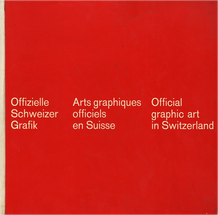 Official graphic art in Switzerland, W. Bangerter; A. Tschanen, 1964, ABC Verlag Zurich. Questo volume esplora l'evoluzione e l'importanza dell'arte grafica ufficiale in Svizzera, concentrandosi sulle opere di design destinate a rappresentare lo Stato e le istituzioni pubbliche.