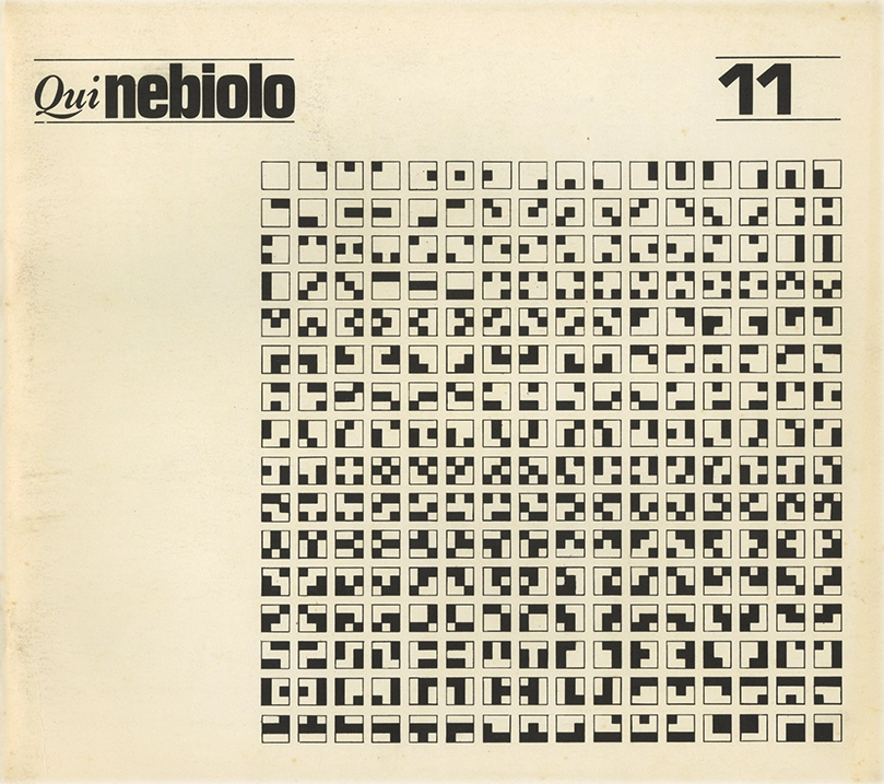 Qui Nebiolo n.11, Periodico della Società Nebiolo Torino, Franco Etzi-Coller, 1970, Società Nebiolo, Periodico della Società Nebiolo in cui vengono presentate novità inerenti alle proprie tecnologie per la stampa e la creazione di nuovi caratteri tipografici, oltre a diverse ed ulteriori curiosità relegate alla stessa Nebiolo.