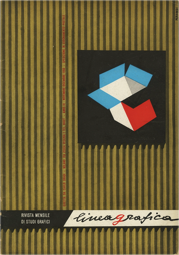 Linea Grafica – Novembre/Dicendre 1950, Rivista mensile di studi grafici, Editrice L'Ufficio Moderno.