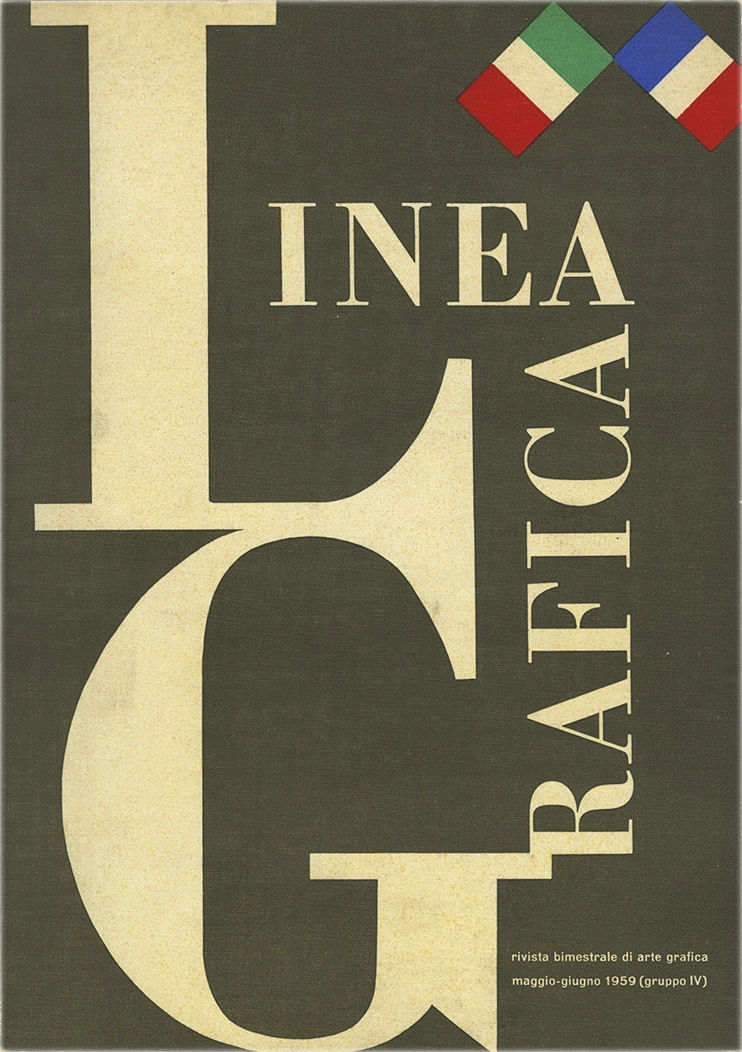 Linea Grafica – Maggio/Giugno 1959, Rivista bimestrale di arte grafica, Editrice L'Ufficio Moderno.