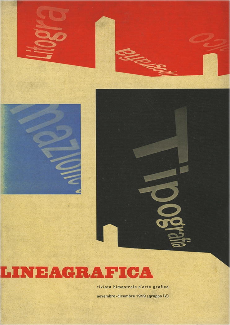 Linea Grafica – Novembre/Dicembre 1959, Rivista bimestrale di arte grafica, Editrice L'Ufficio Moderno.