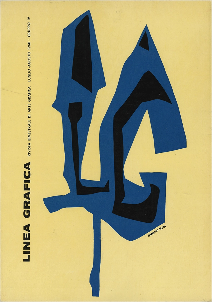 Linea Grafica – Luglio/Aogsto 1960, Rivista bimestrale di arte grafica, Editrice L'Ufficio Moderno.