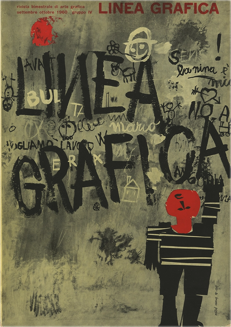 Linea Grafica – Settembre/Ottobre 1960, Rivista bimestrale di arte grafica, Editrice L'Ufficio Moderno.