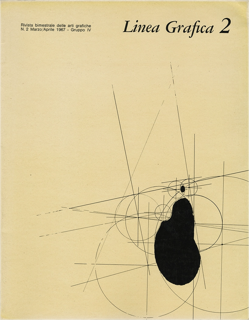 Linea Grafica n.2 – Marzo/Aprile 1967, Rivista bimestrale delle arti grafiche, Editrice L'Ufficio Moderno.