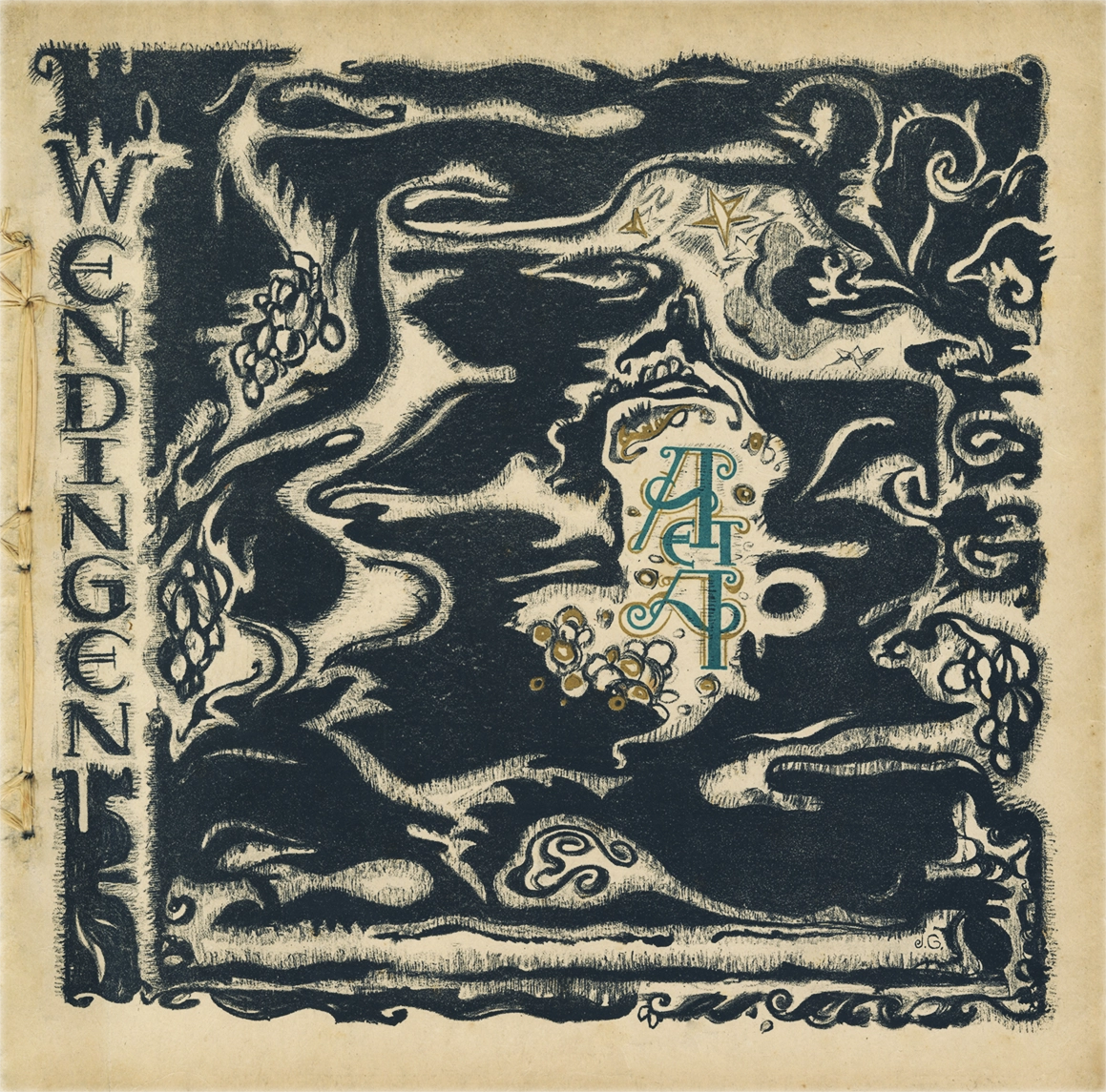 Wendingen 1921 - 6, Nel panorama internazionale delle riviste d’arte e d’architettura apparse nell’arco cronologico della sua pubblicazione, «Wendingen» si distingue per la veste editoriale, improntata ad un esibito carattere di raffinato prodotto artigianale. Il menabò del nuovo periodico illustrato studiato da Wijdeveld, che ne sarà redattore capo fino al 1924 e componente della redazione fino al 1926, presenta come caratteri distintivi il formato pressoché quadrato (33 x 34 cm), la stampa solo sul recto dei fogli poi piegati per formare due pagine, la rilegatura alla giapponese con rafia.